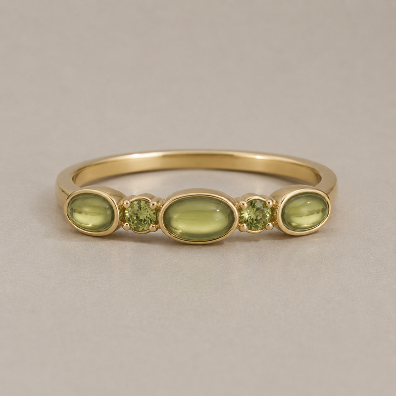 peridot lifestyle - Stackable Ring in 14K Gold