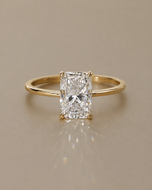 The Destin - 2ct radiant cut engagement ring