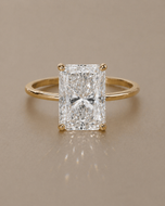 The Destin - 4ct radiant cut engagement ring
