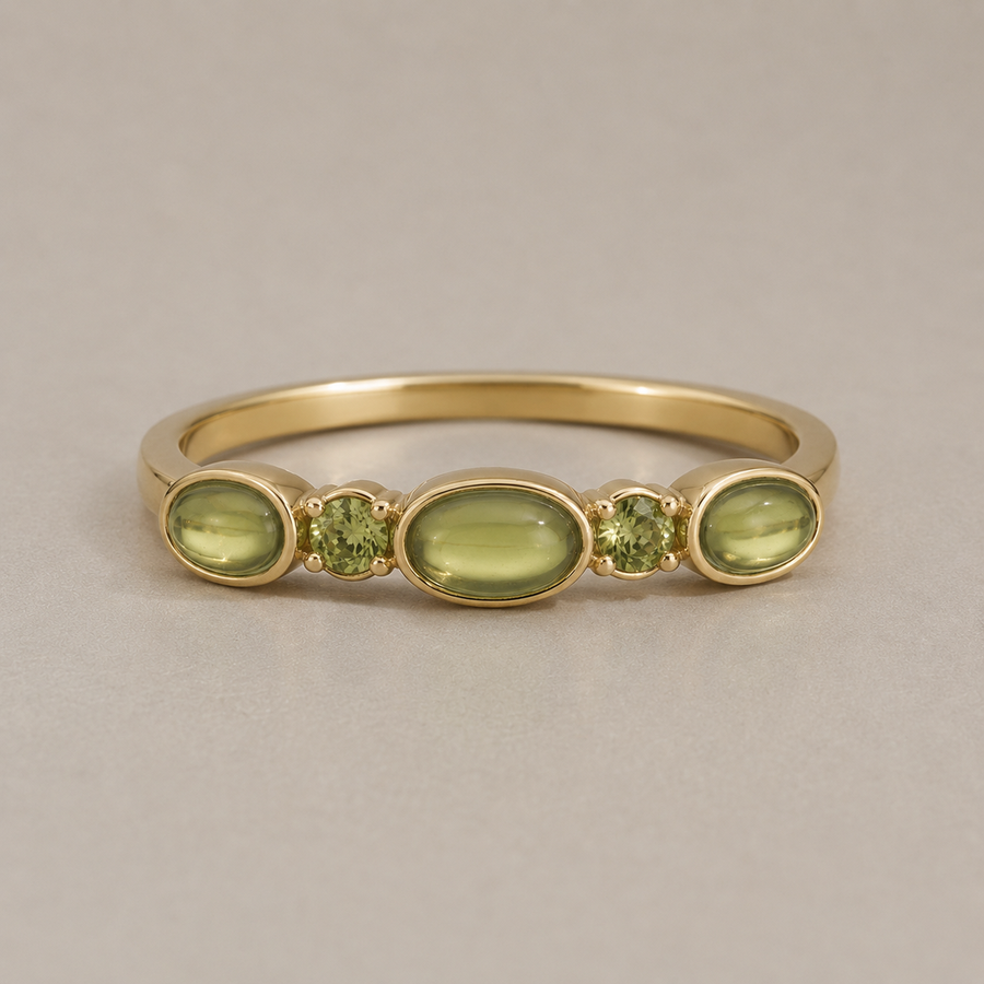 peridot lifestyle - Stackable Ring in 14K Gold