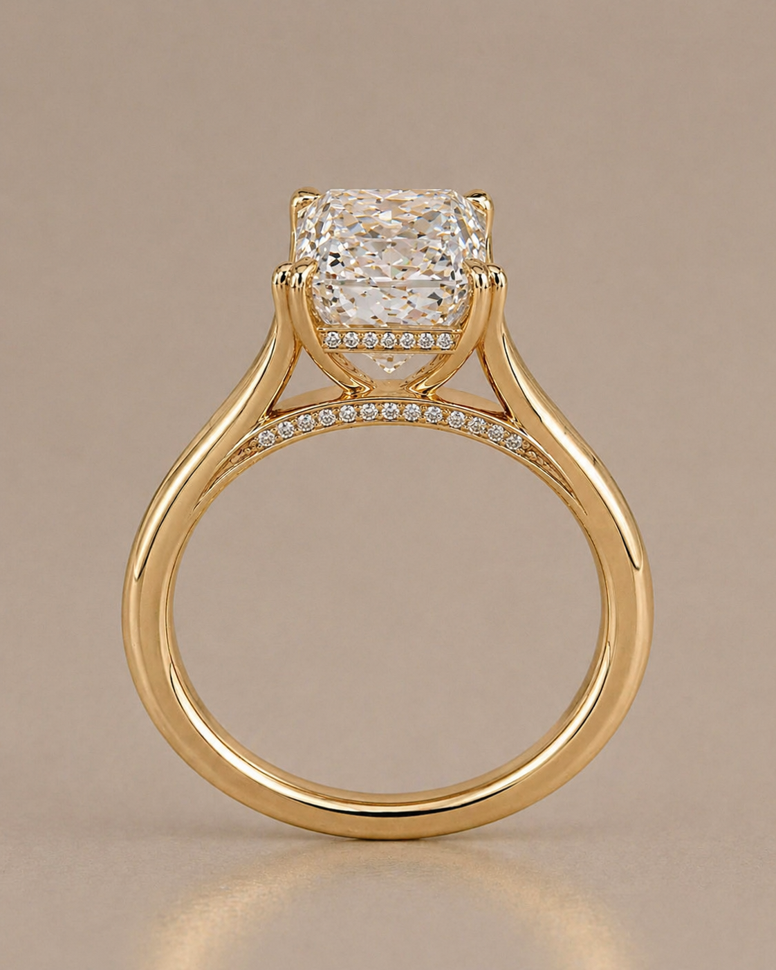 Pavé bridge setting
